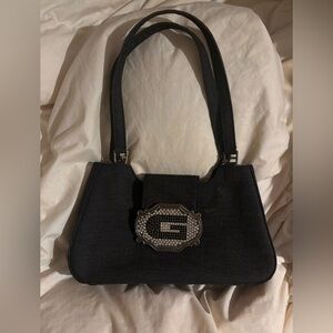 Guess Y2K shoulder purse with bedazzled clasp super cute!